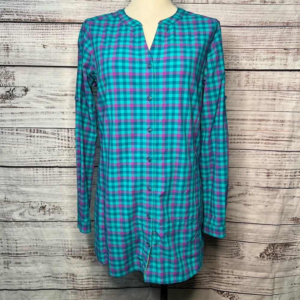 Duluth Trading Co Women's XS Sidewinder Printed Tunic‎